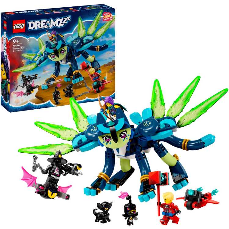 LEGO DREAMZzz - Zoey en Zian de Kattenuil constructiespeelgoed 71476