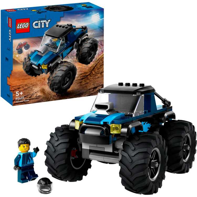 LEGO City - Blauwe monstertruck constructiespeelgoed 60402