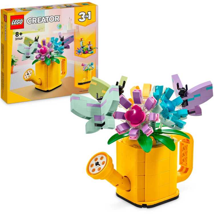 LEGO Creator 3-in-1 - Bloemen in gieter constructiespeelgoed 31149