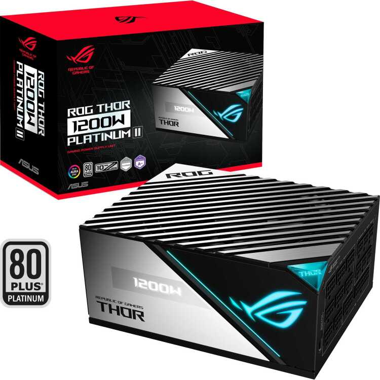 ASUS ROG THOR 1200P2 GAMING voeding 8x PCIe, Kabelmanagement