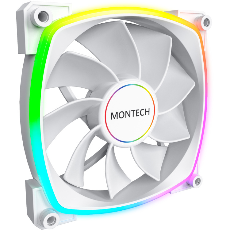 Montech RX140 PWM case fan 4-pin PWM + 3-pin ARGB