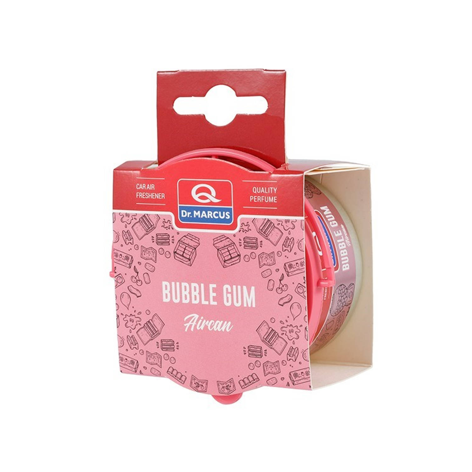 Dr. Marcus Aircan Bubble Gum luchtverfrisser met neutrafresh technologie 40 gram