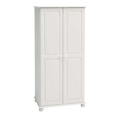 Kledingkast Richmond 2-deurs - wit - 185,1x88,2x57 cm - Leen Bakker