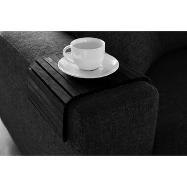 WOOOD Dienblad Butler - zwart - 44x24 cm - Leen Bakker