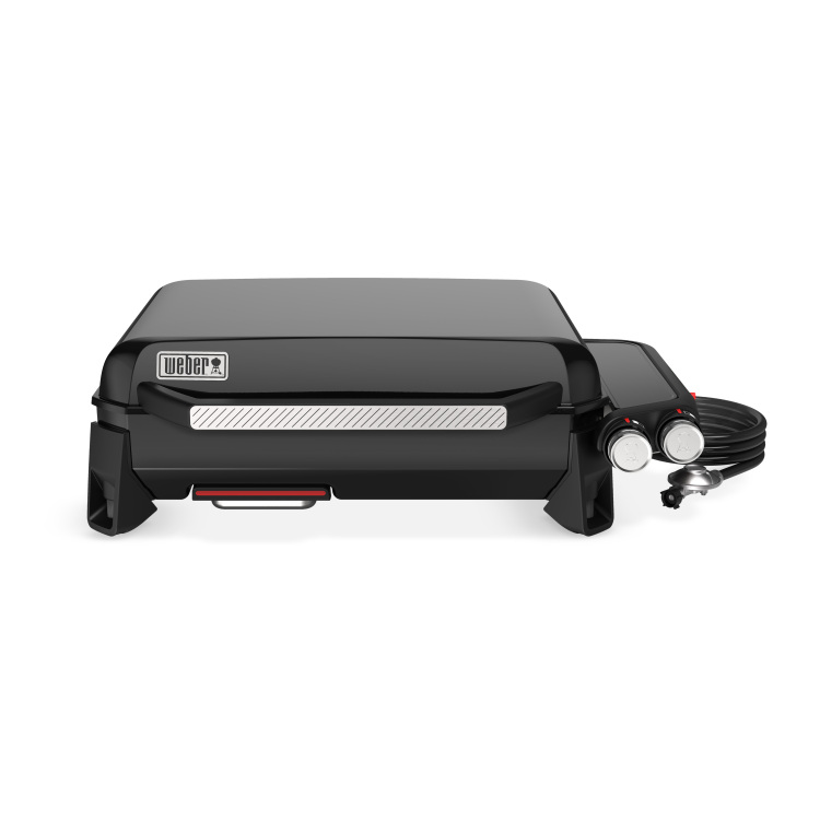 Weber SLATE GP Premium Griddle 56 cm Plancha gasbarbecue barbecue Portable Griddle | 2 warmte-zones | anti-aanbaklaag | verstelbare poten | 260 °C en hoger