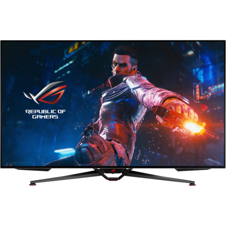 ASUS ROG Swift OLED PG48UQ gaming monitor 2x HDMI 2.0, 2x HDMI 2.1, 1x DisplayPort, Sound