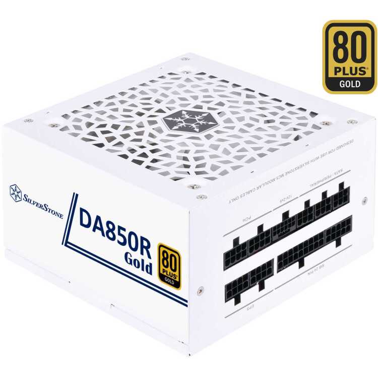 SilverStone SST-DA850R-GMA-WWW voeding 1x 12VHPWR, 4x PCIe, Kabel-Management