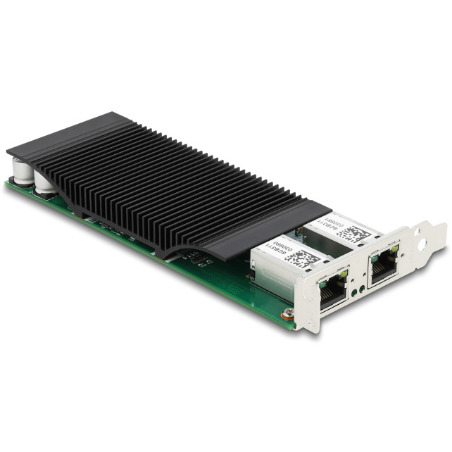 DeLOCK PCI Express x4 Card to 2 x RJ45 Gigabit LAN PoE+ i350 netwerkadapter