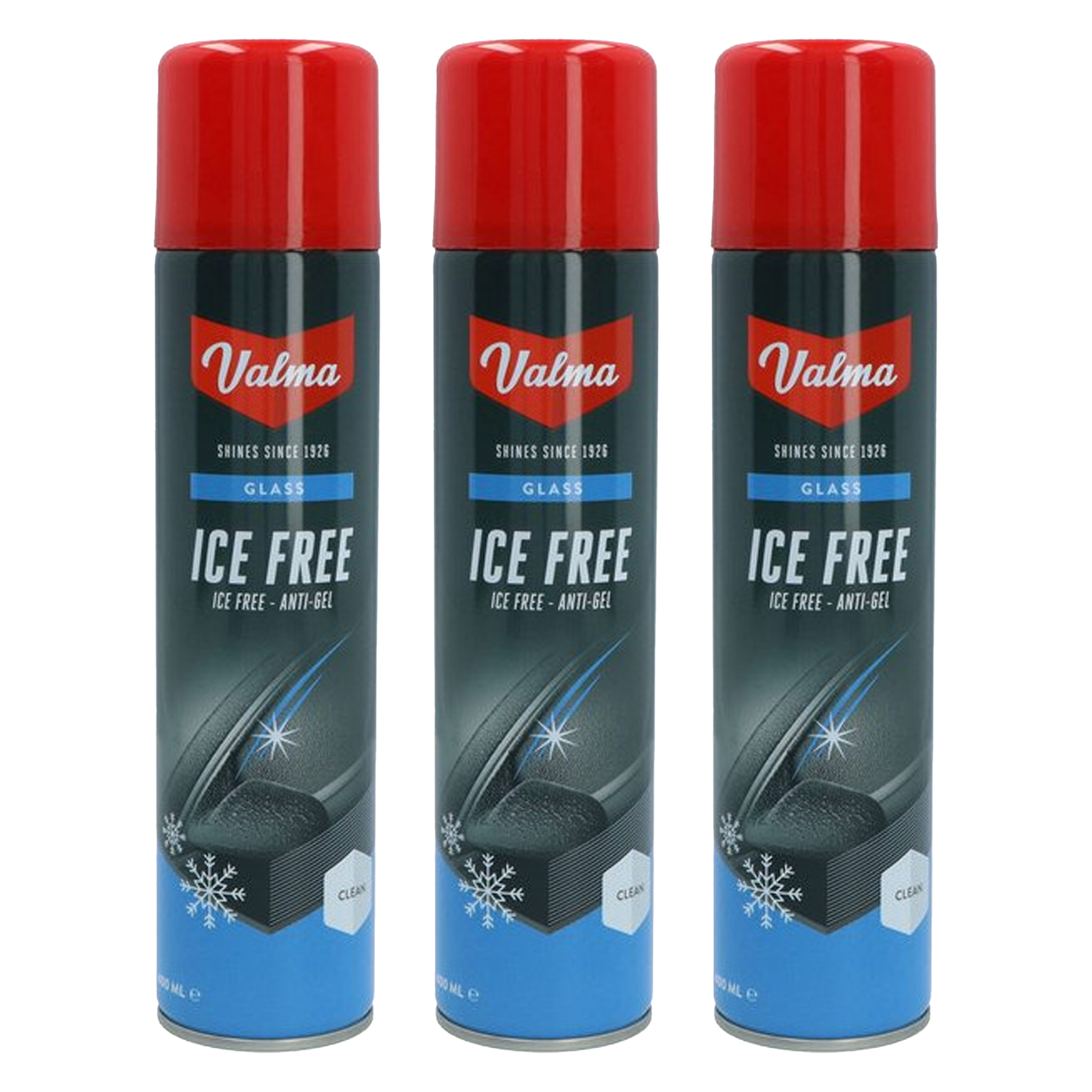 Ruitenontdooier spray - 3x - voor auto - 400 ml - antivries sprays - winter/vorst -