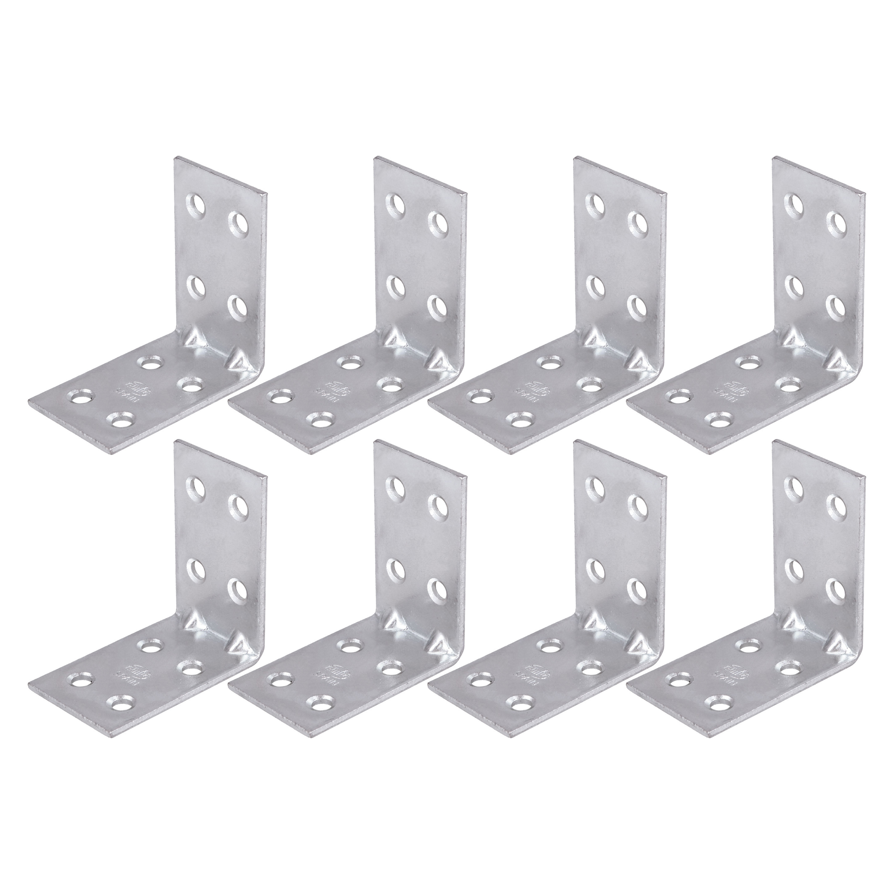 AMIG hoekankers/stoelhoeken - 32x - verzinkt staal - breedte 3cm - lengte 2 x 5cm -