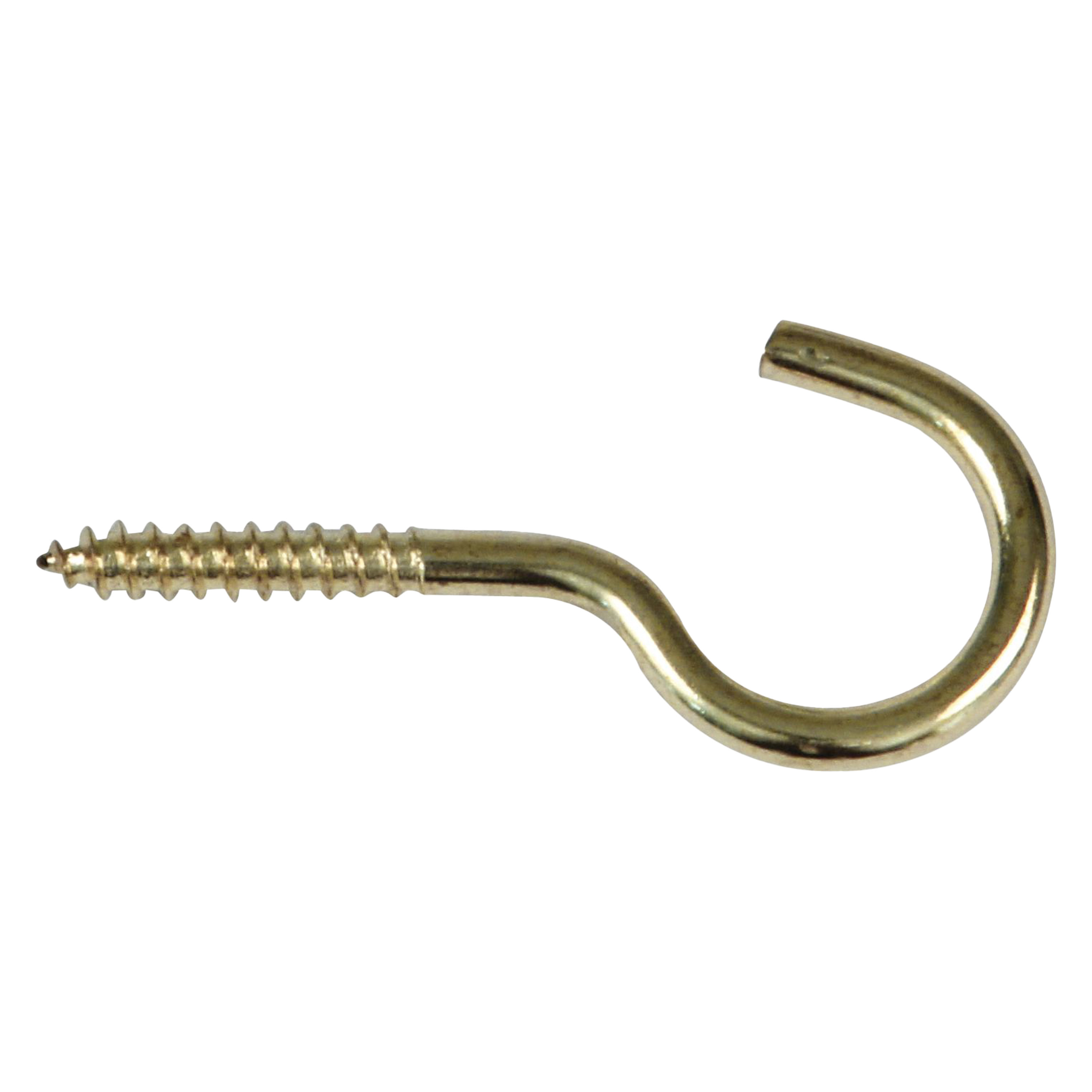 AMIG Schroefhaken - 21x - staal - 23 mm - goud - DHZ ijzerwaren - A merk kwaliteit -