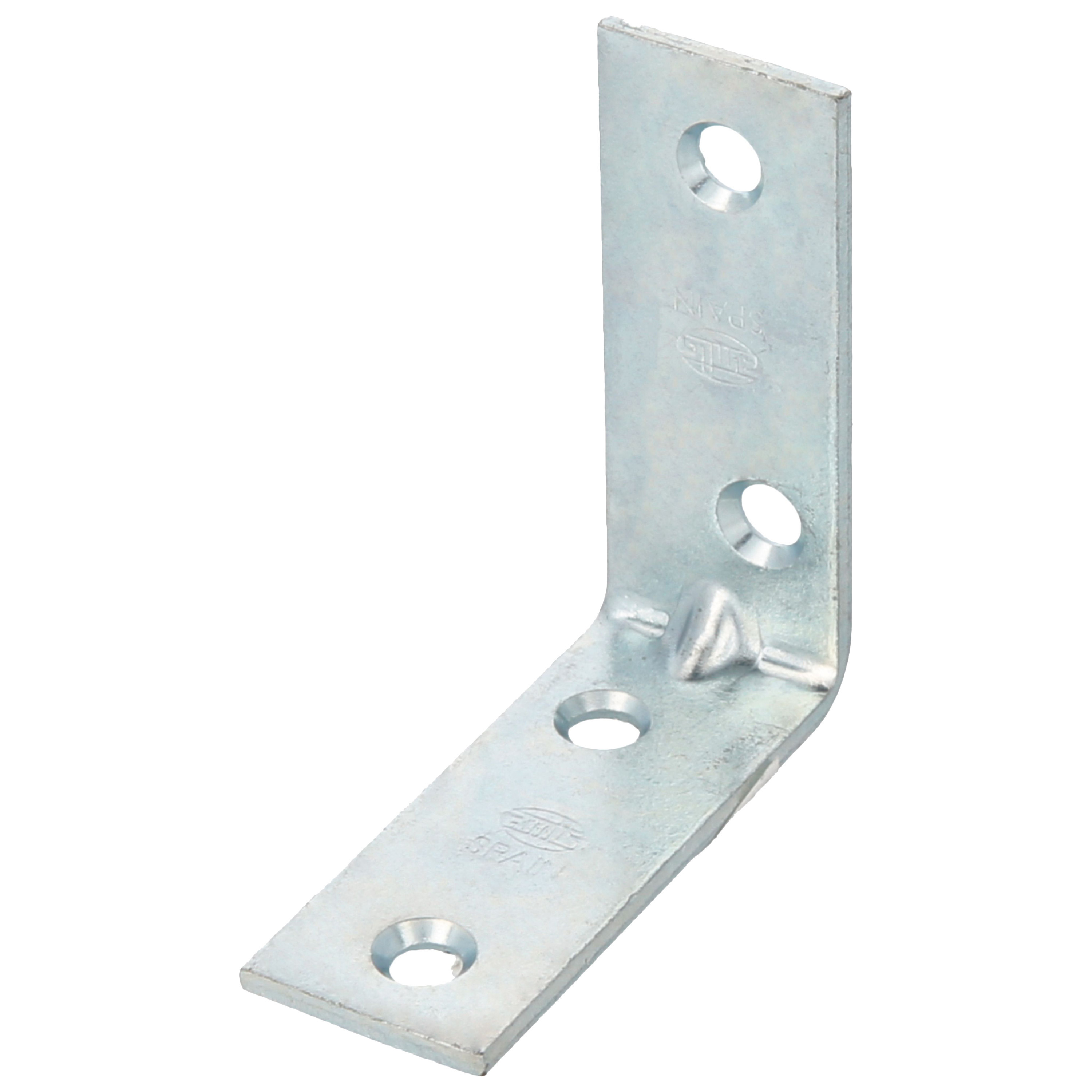 AMIG hoekankers/stoelhoeken - 16x - verzinkt staal - breedte 1.9cm - lengte 2 x 5cm -