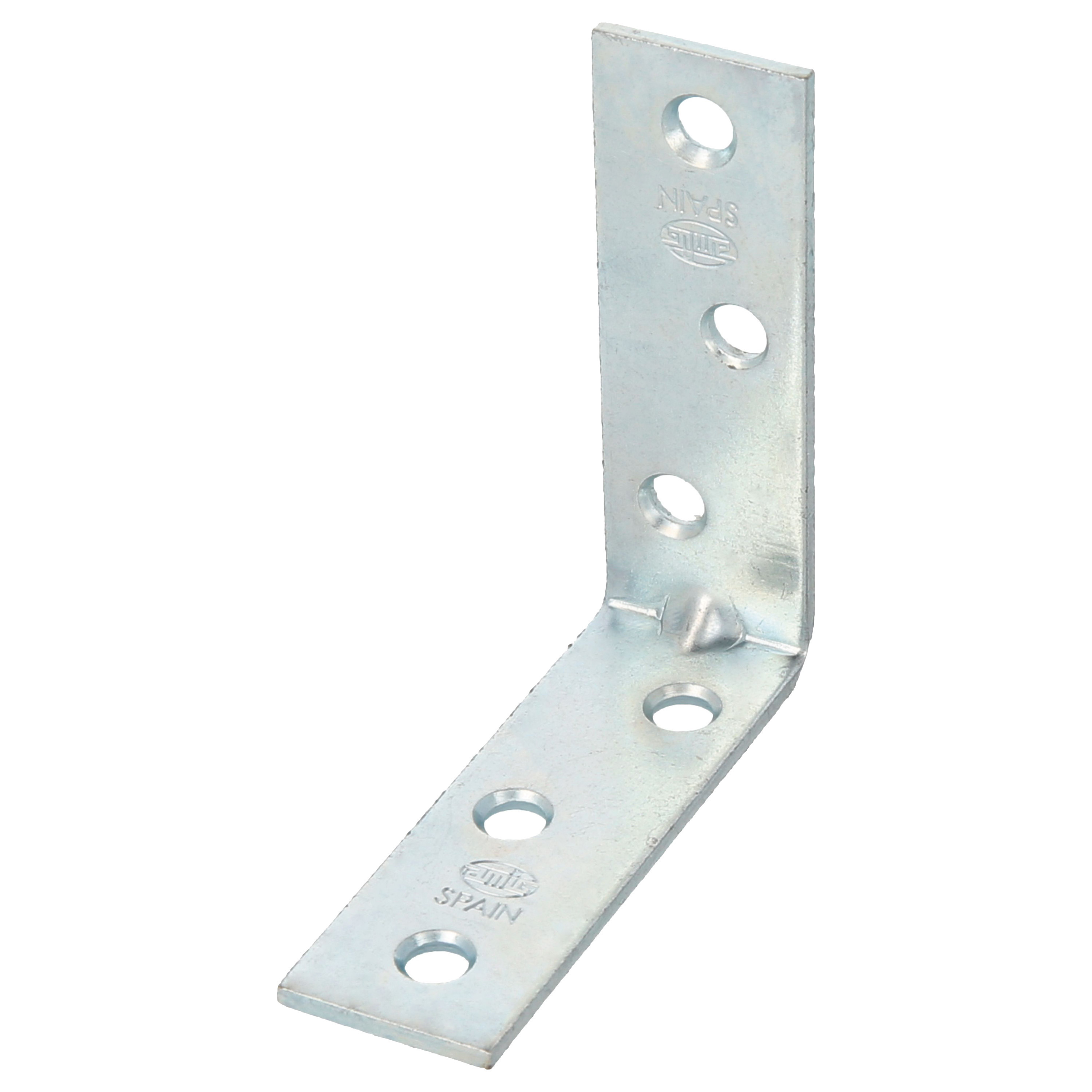 AMIG hoekankers/stoelhoeken - 16x - verzinkt staal - breedte 1.9cm - lengte 2 x 6cm -