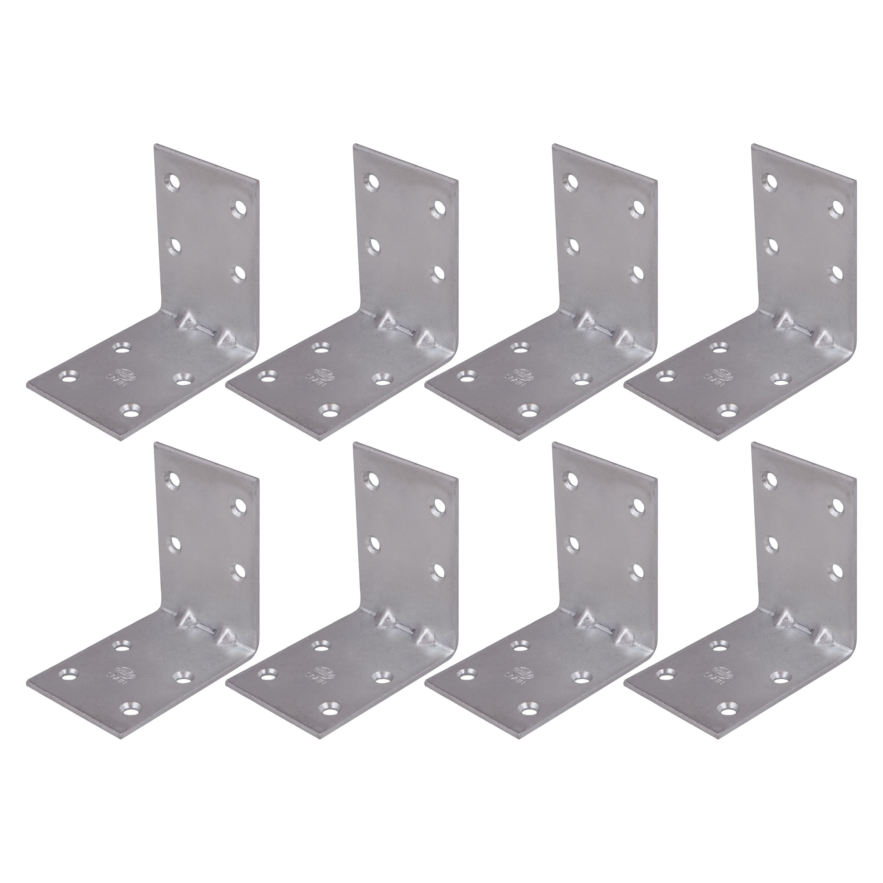 AMIG hoekankers/stoelhoeken - 32x - verzinkt staal - breedte 4cm - lengte 2 x 6cm -
