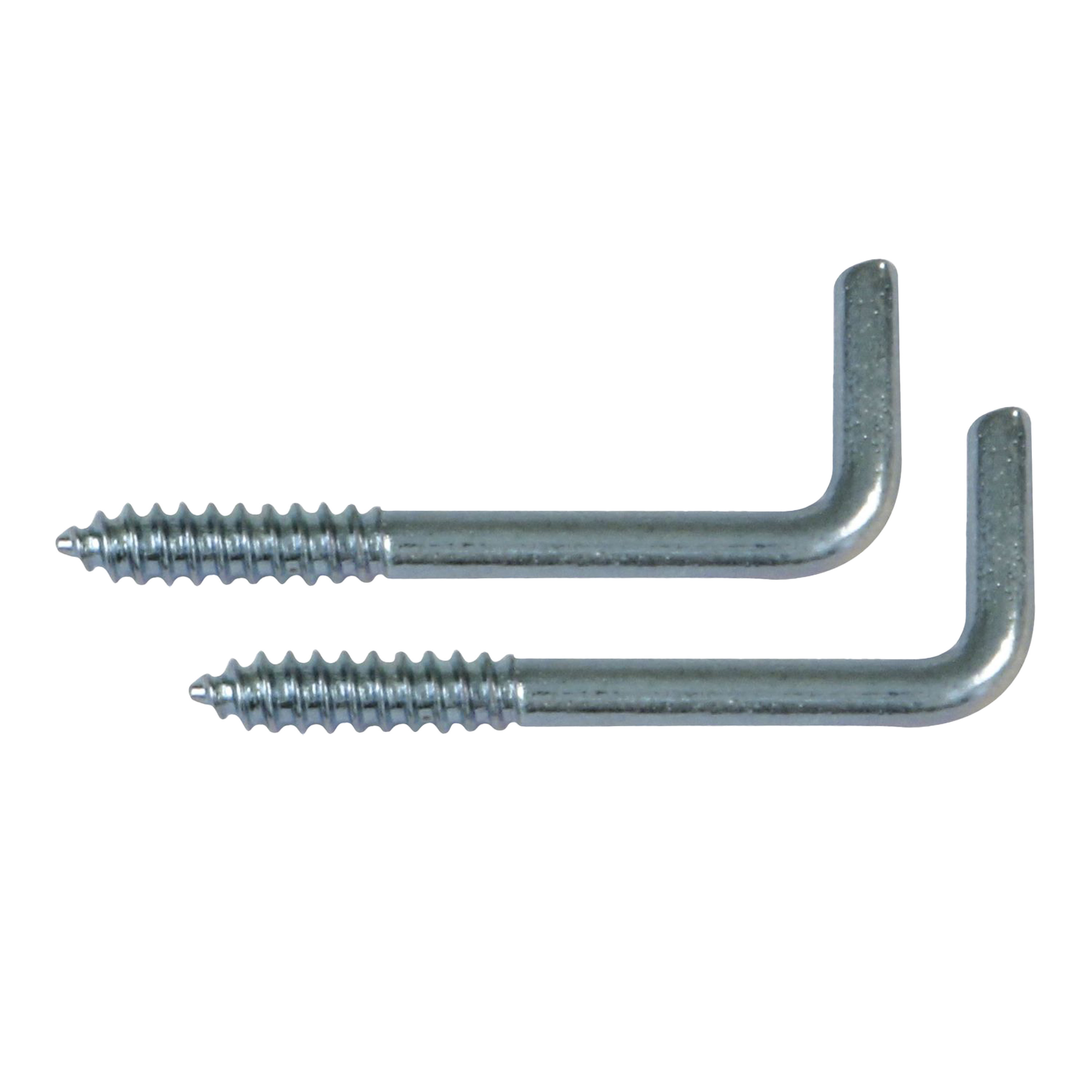 AMIG Schroefhaken - 44x - staal - 40 mm - zilver - DHZ ijzerwaren - A merk kwaliteit -