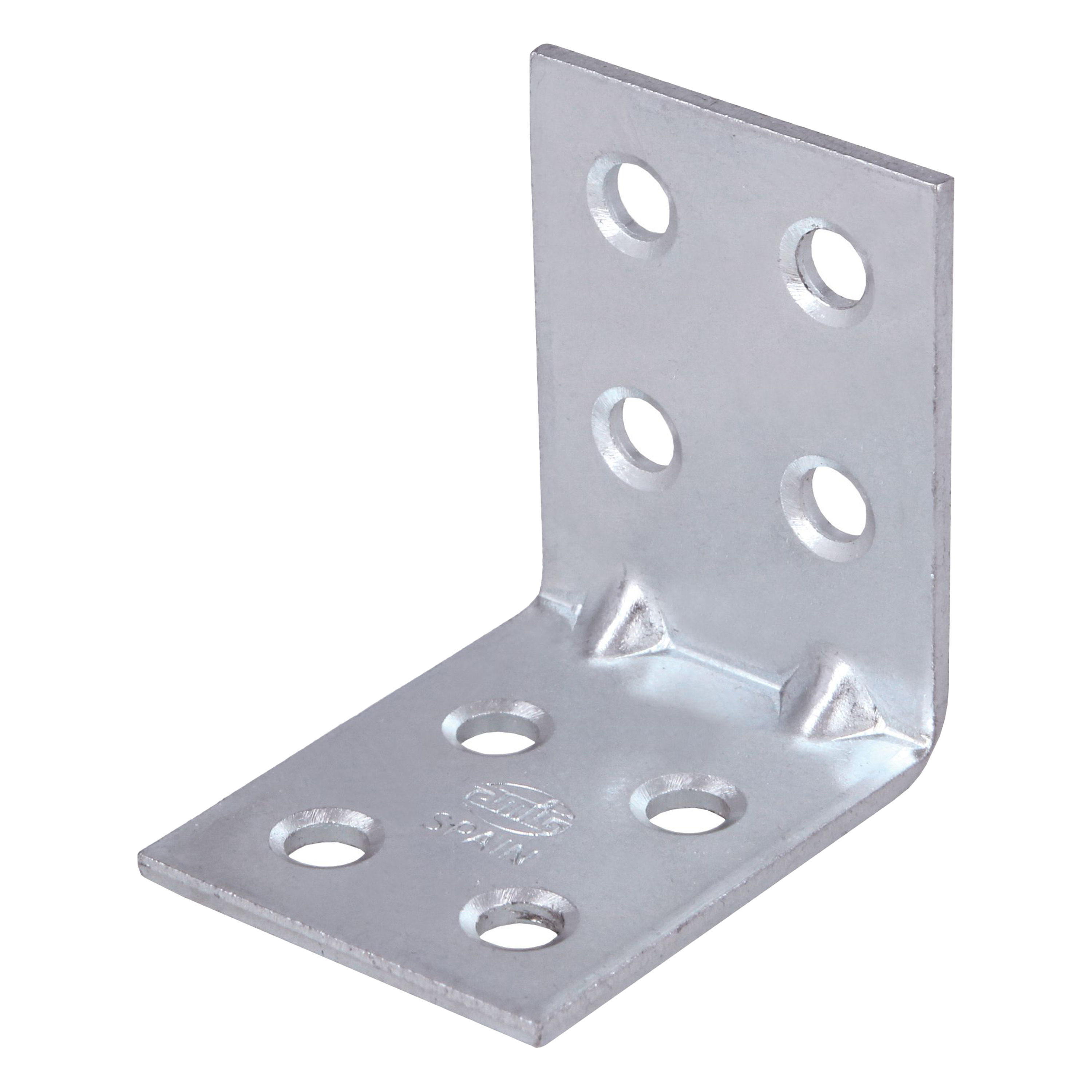 AMIG hoekankers/stoelhoeken - 16x - verzinkt staal - breedte 3cm - lengte 2 x 4cm -
