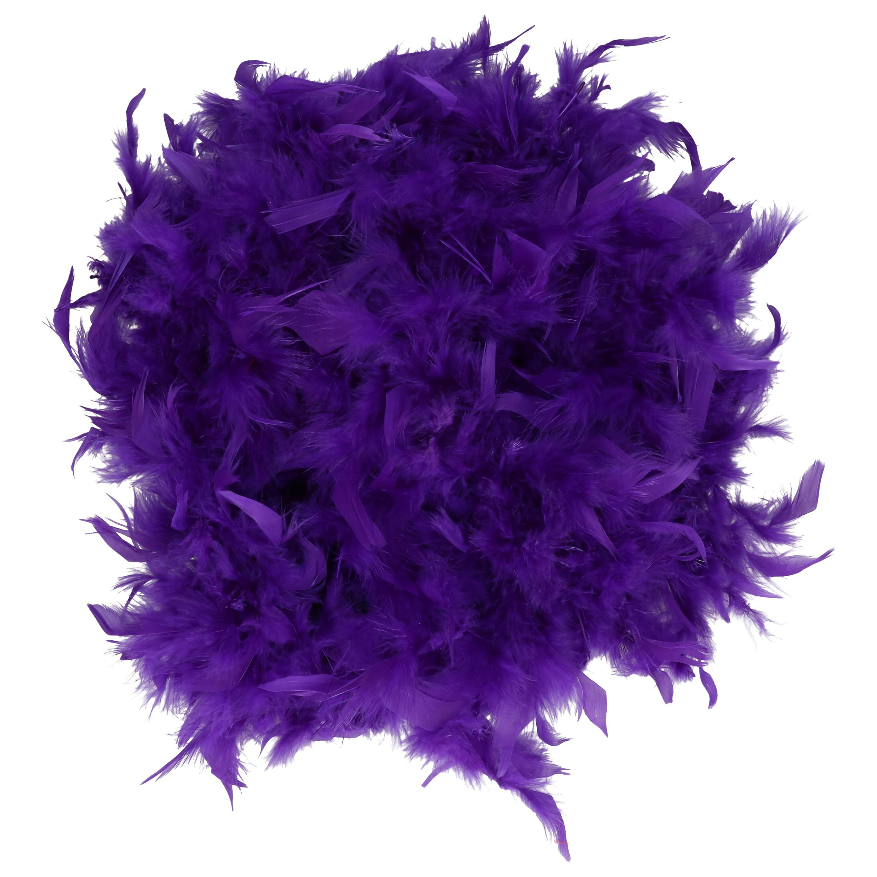Boa kerstslingers - 2x st - paars - 180 cm - kerstboomversiering -