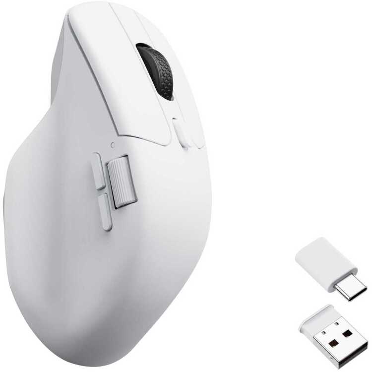 Keychron M6-A3 Wireless Mouse gaming muis 26,000 DPI, USB-C / Bluetooth 5.1 / 2.4 GHz