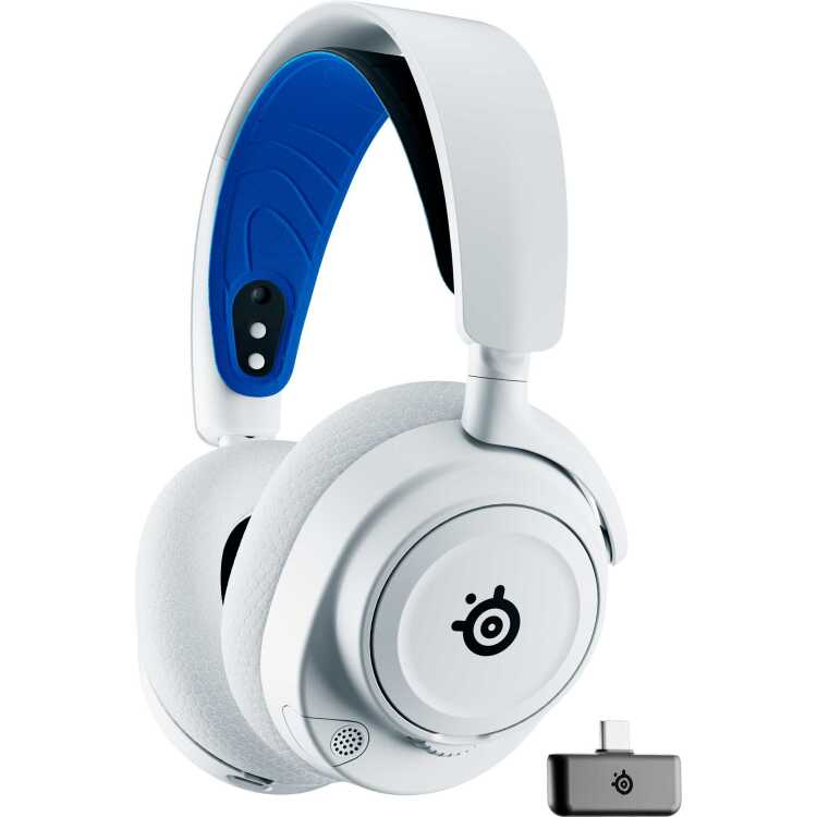 SteelSeries Arctis Nova 7P Wireless gaming headset 2,4 GHz, Bluetooth, Pc, PlayStation 4, PlayStation 5, Nintendo Switch, Meta Quest 2