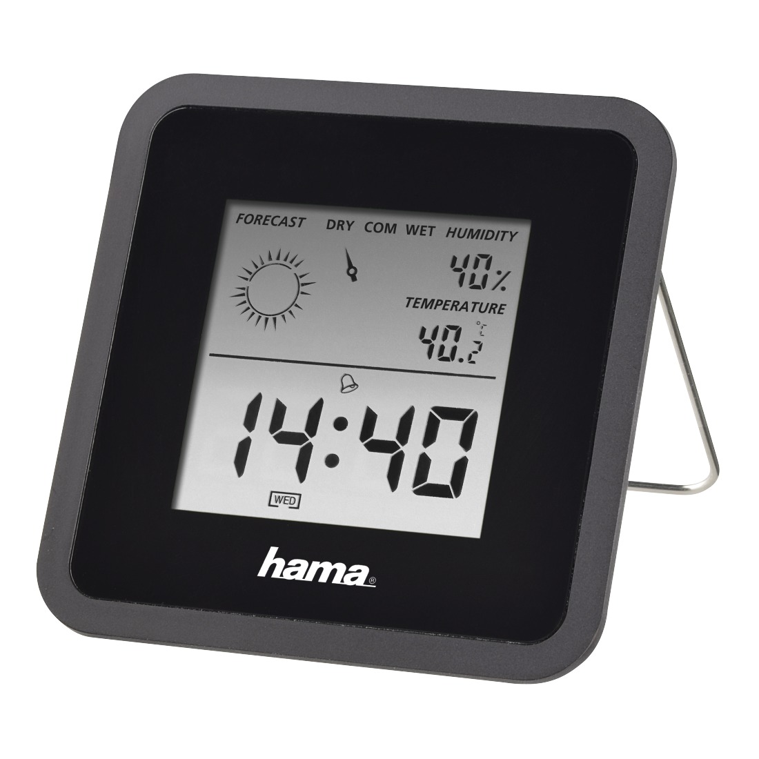 Hama Thermo-/hygrometer TH50 Weerstation Zwart