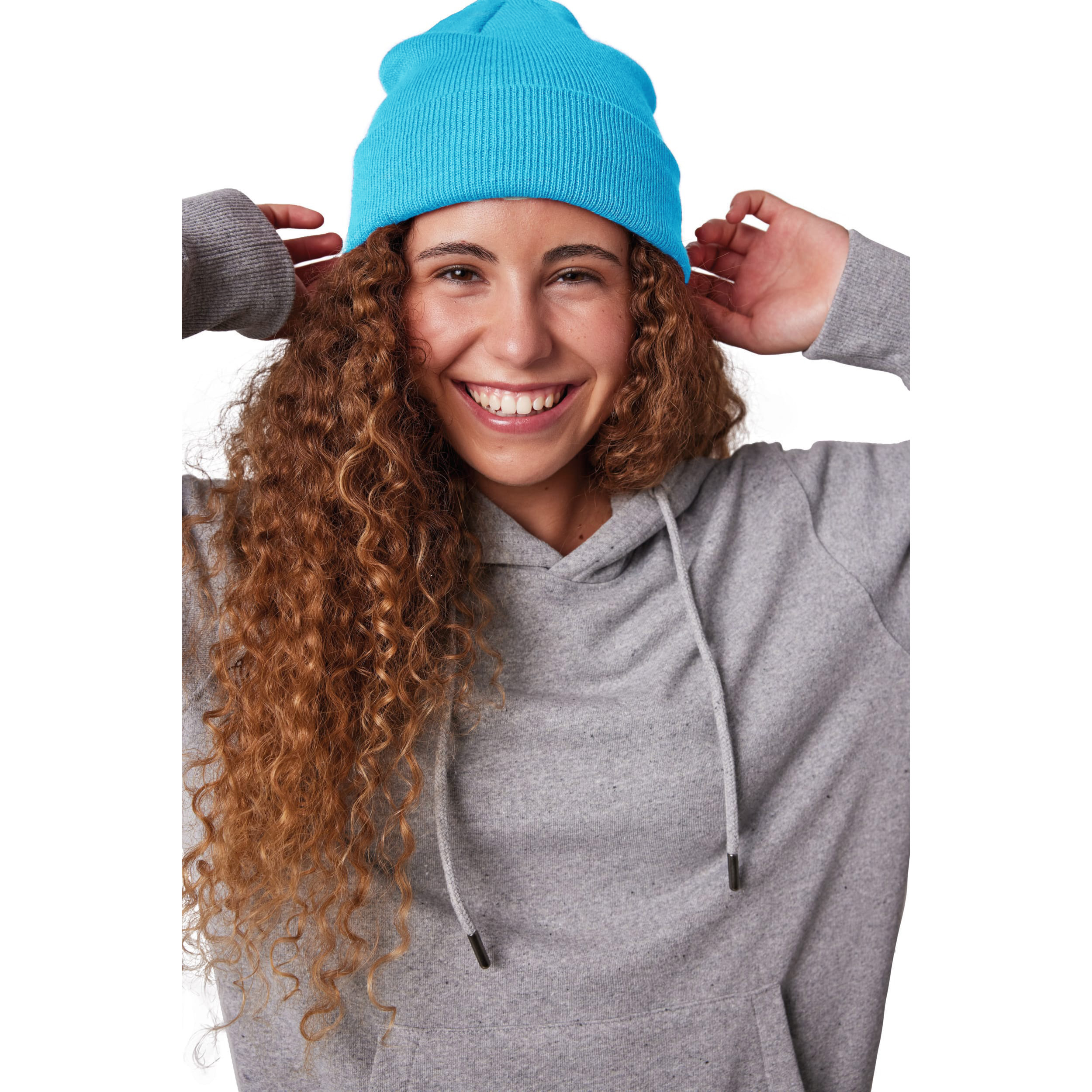 Wintermuts Beanie Yukon - turquoise - heren/dames - sterk/zacht/licht gebreid 100% Acryl One size -