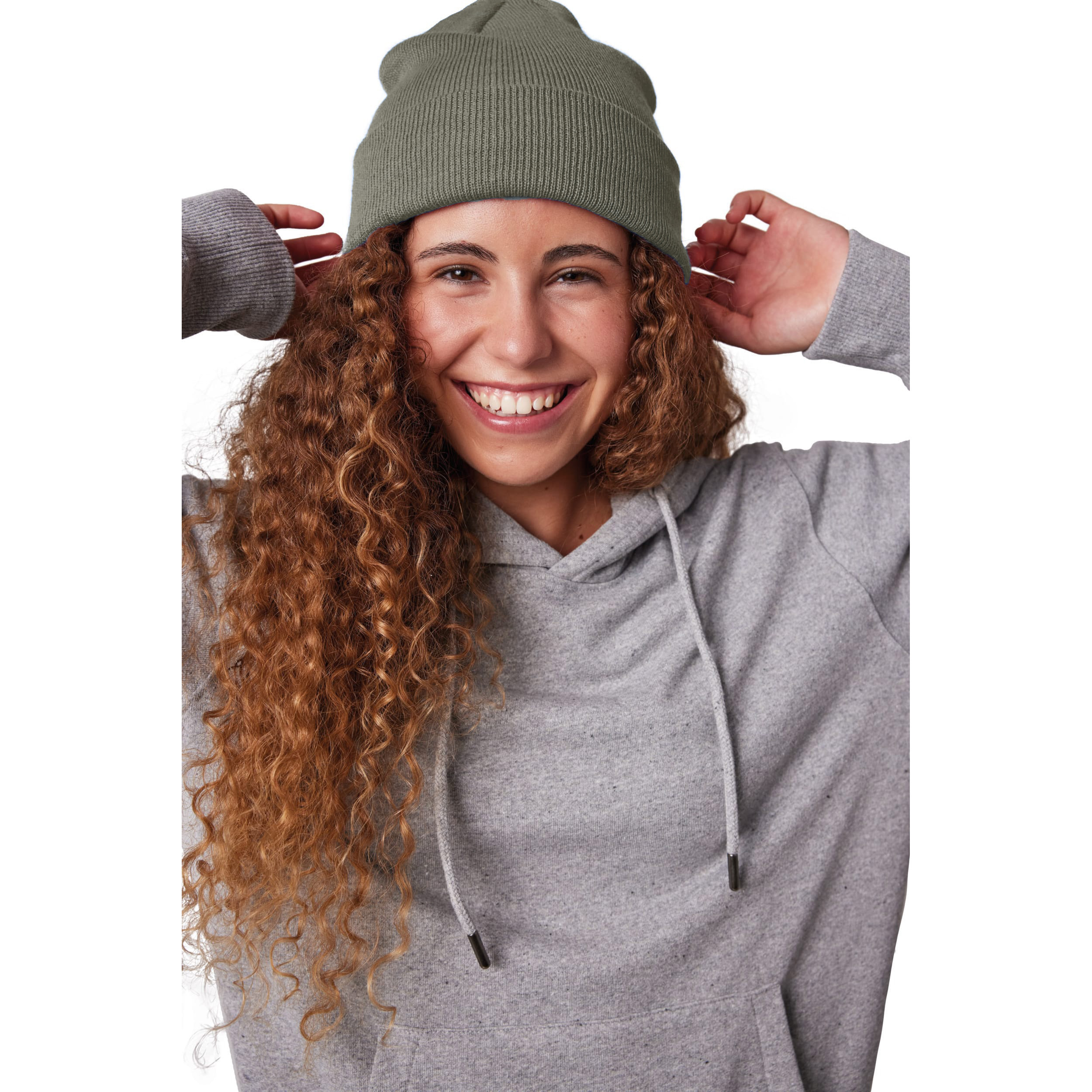 Wintermuts Beanie Yukon - grijs - heren/dames - sterk/zacht/licht gebreid 100% Acryl One size -