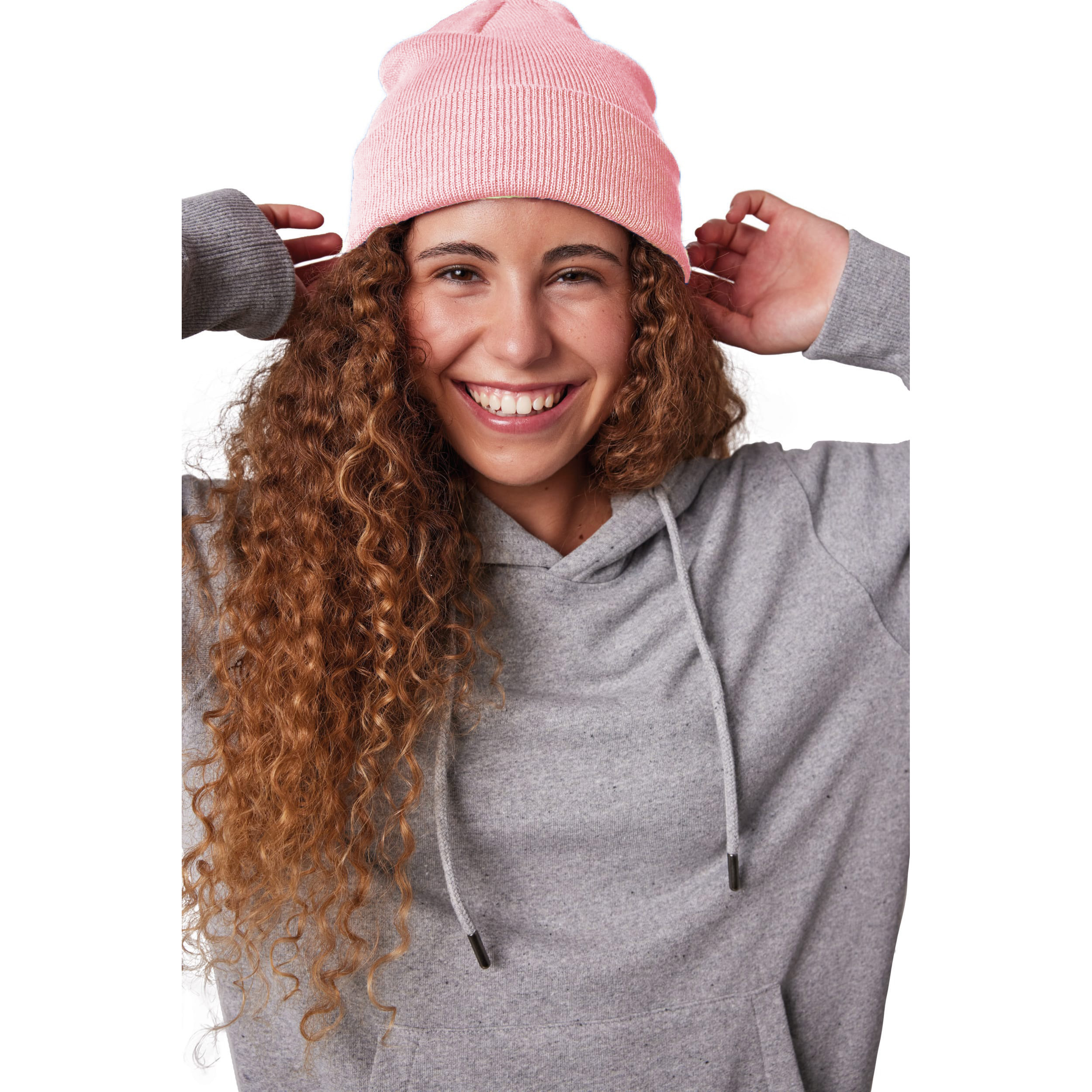 Wintermuts Beanie Yukon - lichtroze - heren/dames - sterk/zacht/licht gebreid 100% Acryl One size -