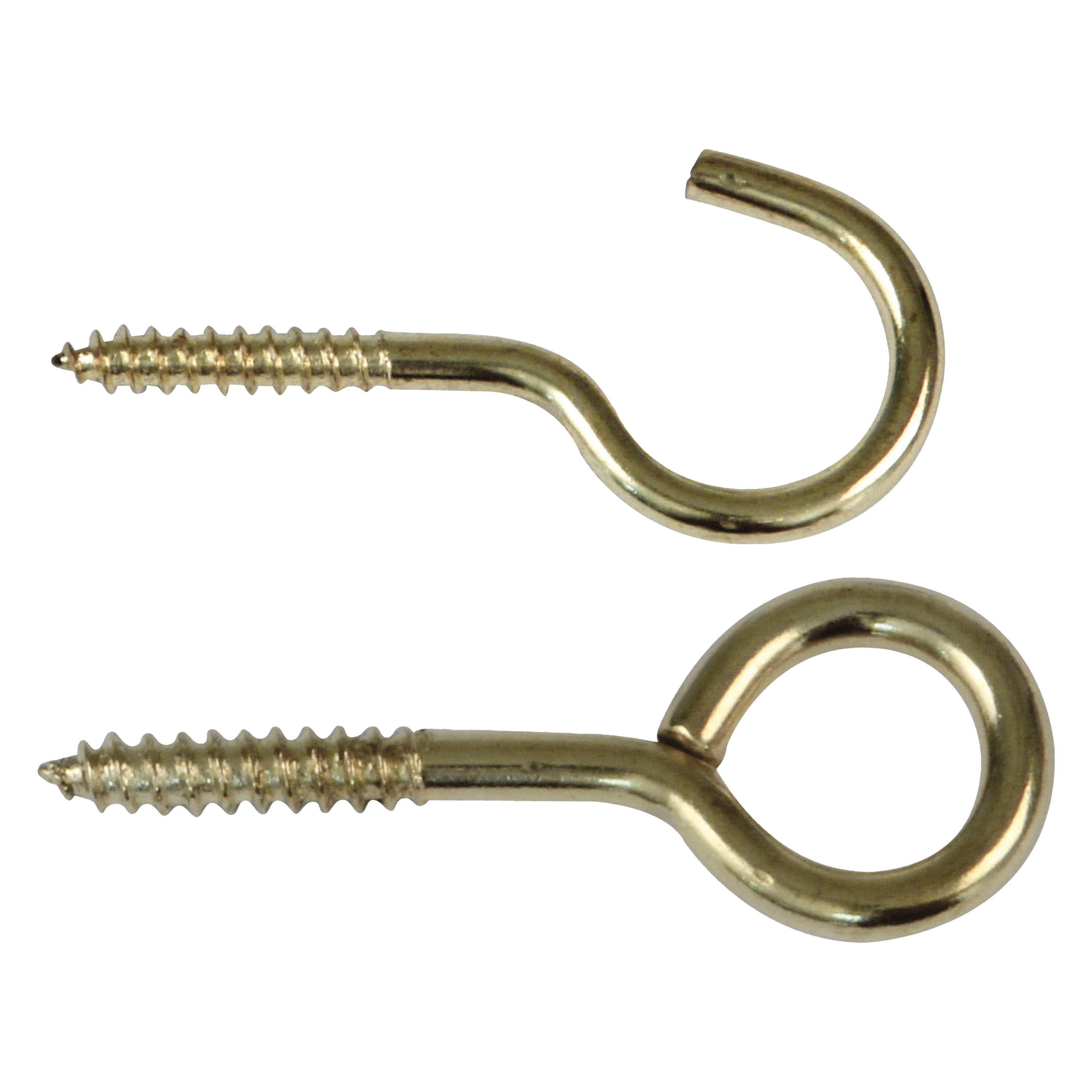 AMIG Schroefhaken Set - 84 delig - staal - goud - messing - DHZ ijzerwaren - A merk kwaliteit -