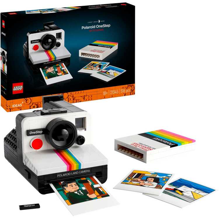 LEGO Ideas Polaroid OneStep SX-70 camera constructiespeelgoed 21345