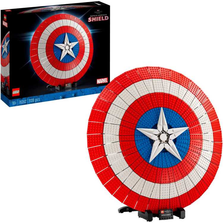 LEGO Marvel - Het schild van Captain America constructiespeelgoed 76262