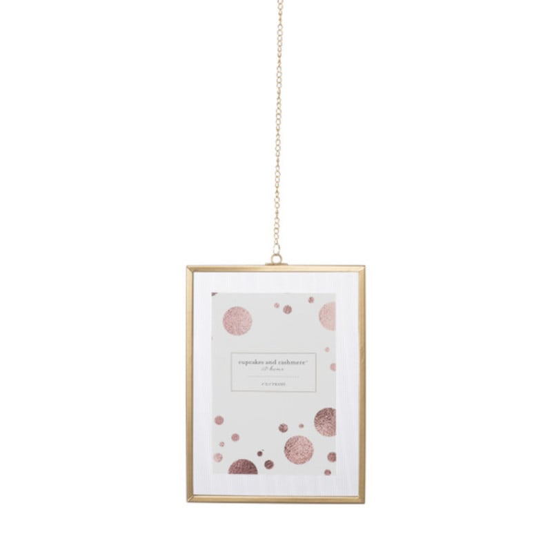 Fotolijst met ketting - 20x15x1 cm - goudkleurig