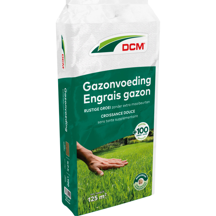 DCM Gazonmeststof 10 kg meststof Tot 125 m²