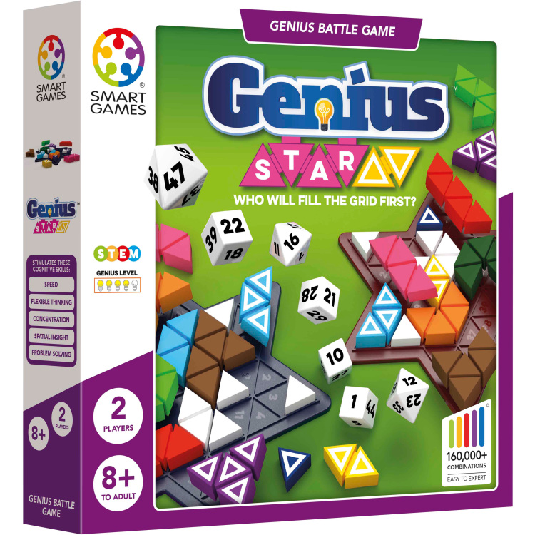 SmartGames Star Sleeve leerspel Nederlands, 1 - 2 spelers, Vanaf 8 jaar, 160.000 puzzels