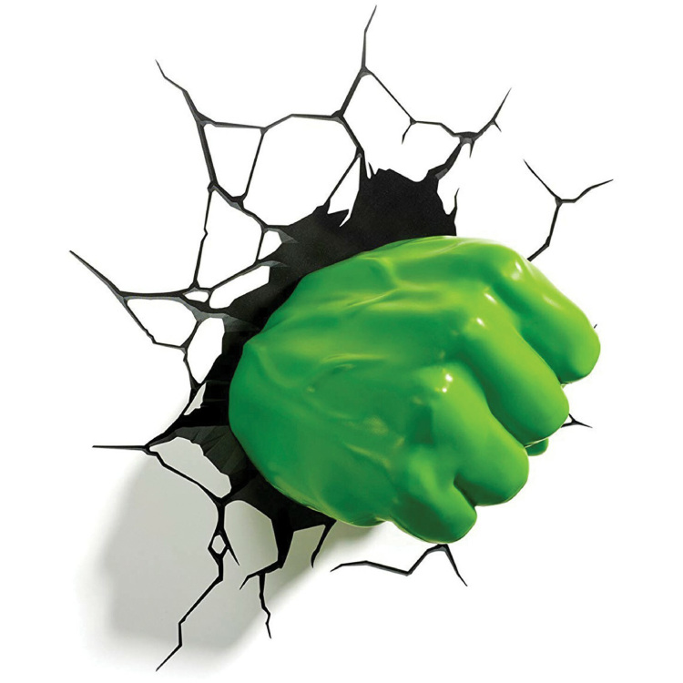 Diverse Marvel: Hulk Fist 3D Wall Light verlichting