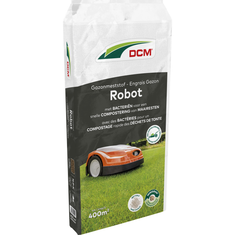 DCM Gazonmeststof Robot 20 kg meststof Tot 400 m²