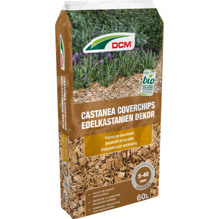 DCM Castanea CoverChips 60L aarde Tot 3 m²