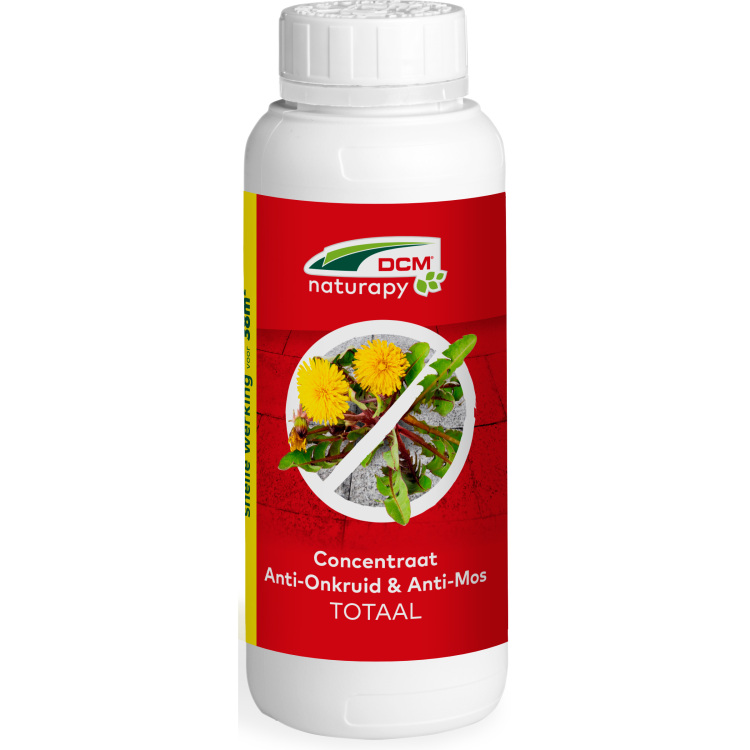 DCM Anti-Onkruid & Anti-Mos - Totaal - Concentraat 0.5 L onkruidverdelger Tot 38 m²