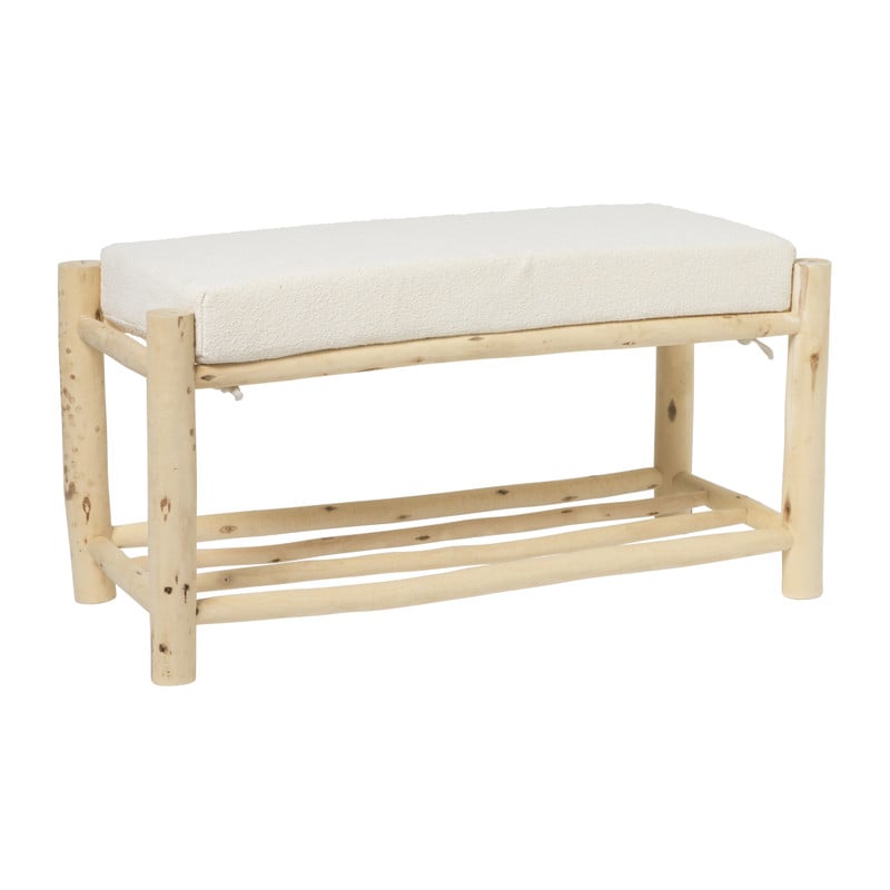 Hocker met kussen Shanghai - 35x72x32 cm