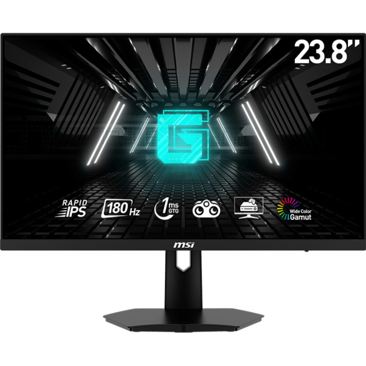 MSI G244F E2 gaming monitor 180Hz, 1x Display Port, 2x HDMI, Adaptive-Sync