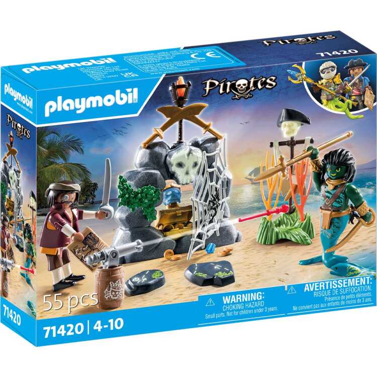 PLAYMOBIL Pirates - Schatzoeken constructiespeelgoed 71420