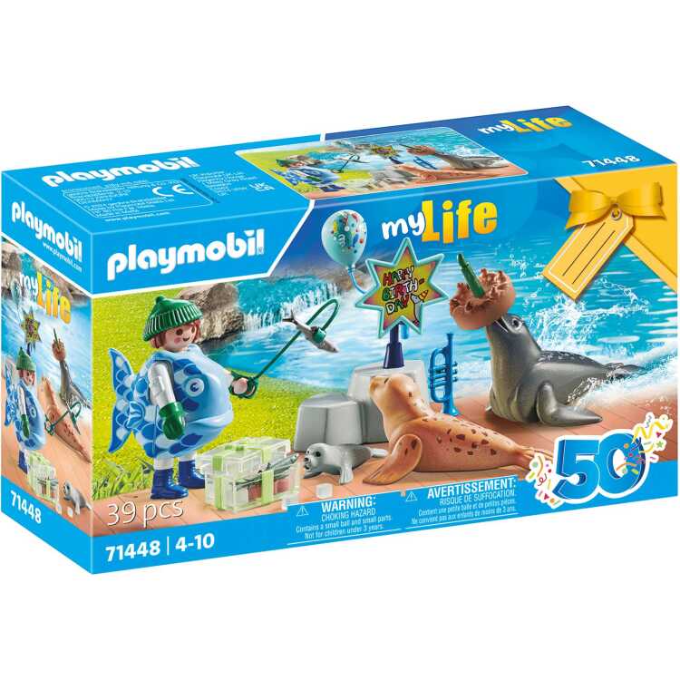 PLAYMOBIL City Life - Dieren voeren constructiespeelgoed 71448