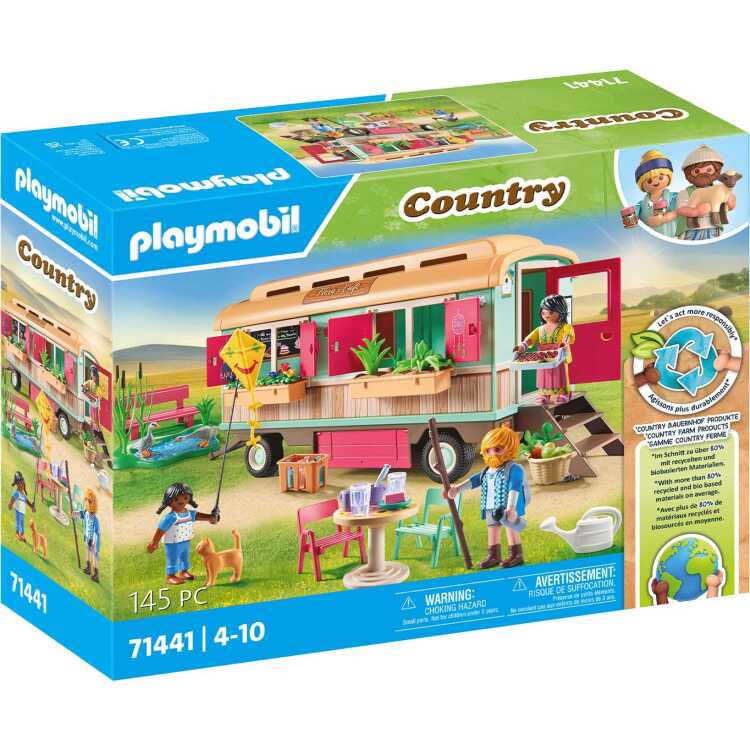 PLAYMOBIL Country - Gezellig woonwagencafé constructiespeelgoed 71441