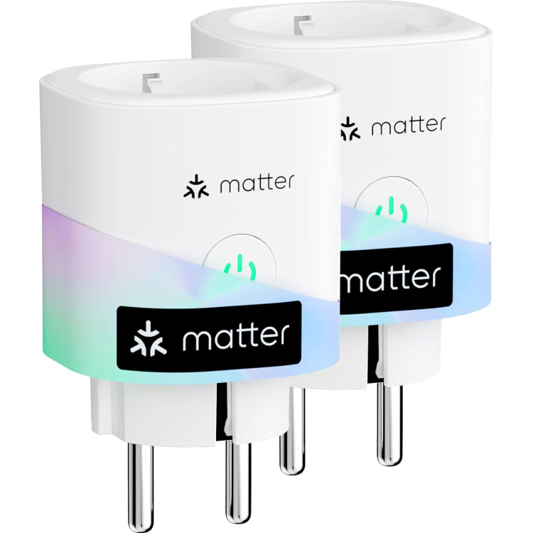MEROSS Smart Wi-Fi Plug Mini stekkerdoos 2 stuks