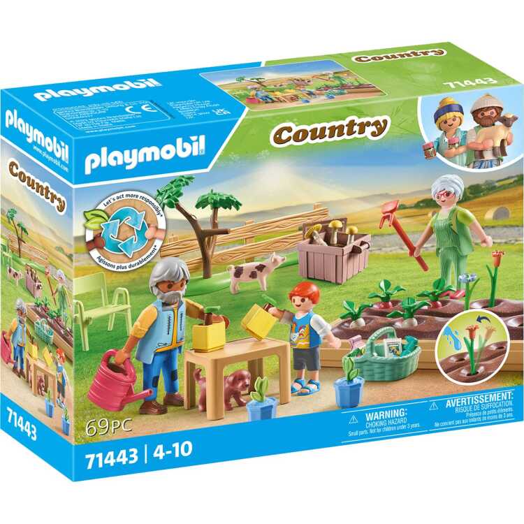 PLAYMOBIL Country - Idyllische moestuin bij de grootouders constructiespeelgoed 71443