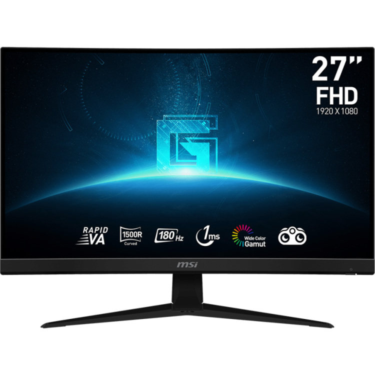 MSI G27C4 E3 gaming monitor 180Hz, 1x Display Port, 2x HDMI, Adaptive-Sync