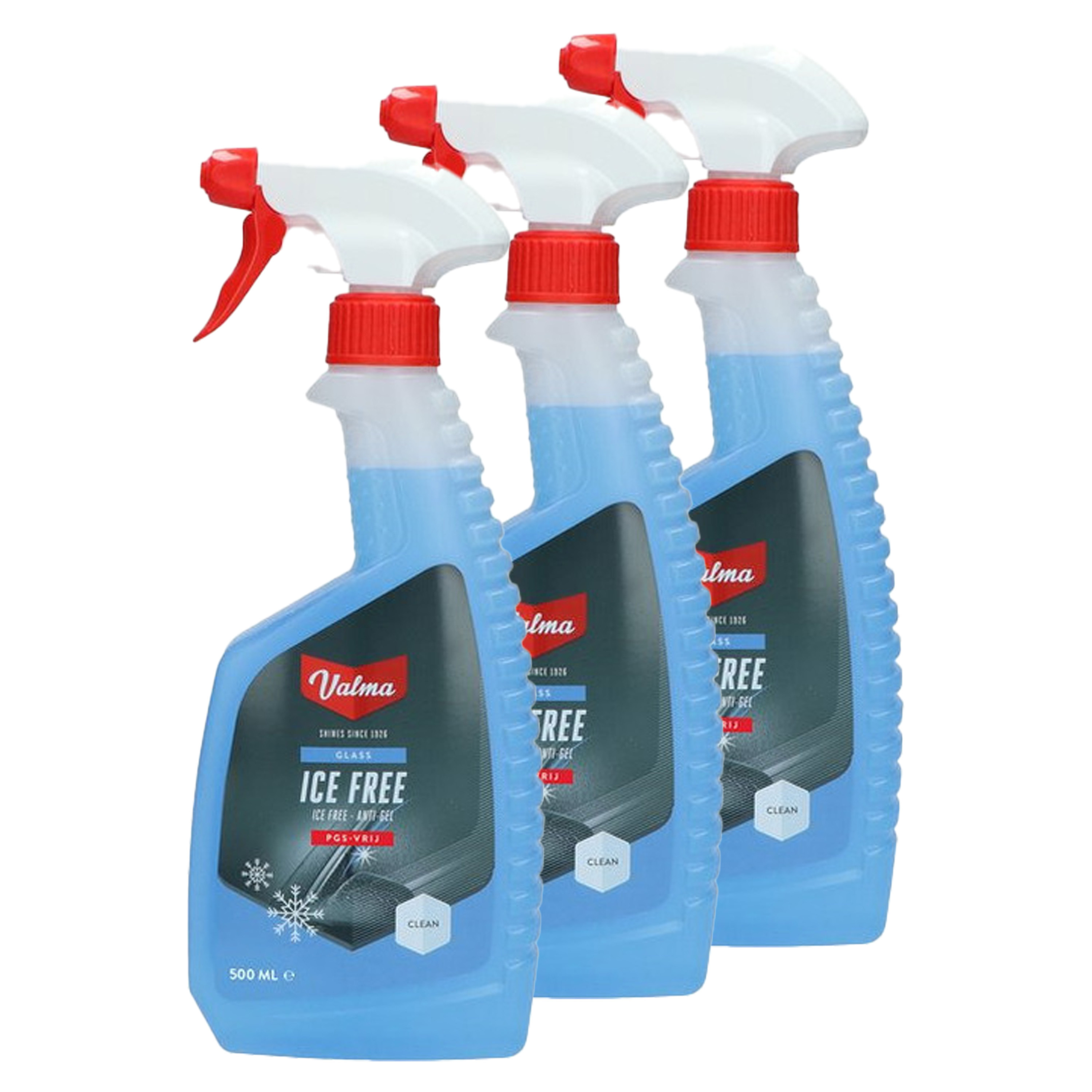 Ruitenontdooier spray - 3x - voor auto - 500 ml - antivries sprays - winter/vorst -