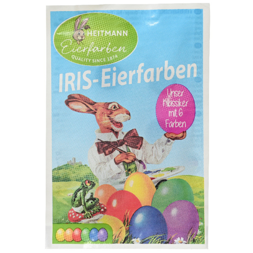 Paasei verf kleurtabletten - 6 kleuren - voor ca. 50 eieren -