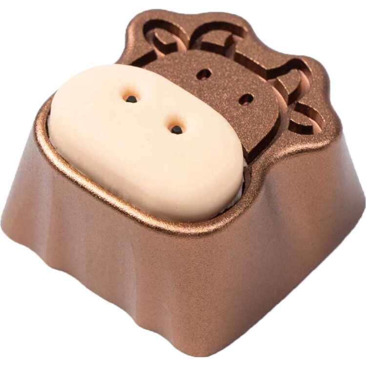 Keychron Cute Cows Aluminum Alloy Artisan Keycap keycaps