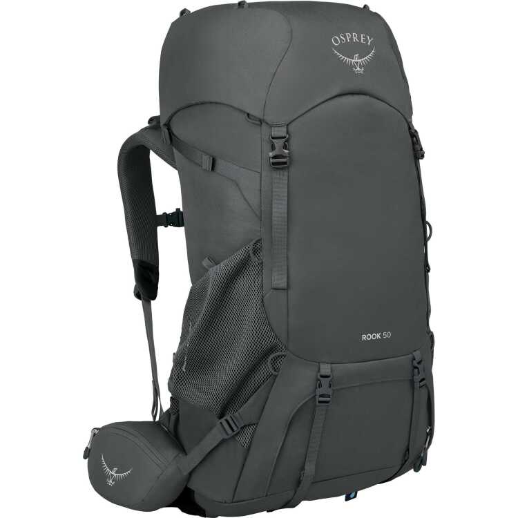Osprey Rook 50 rugzak 50 Liter, One Size, Dark Charcoal/Silver Lining