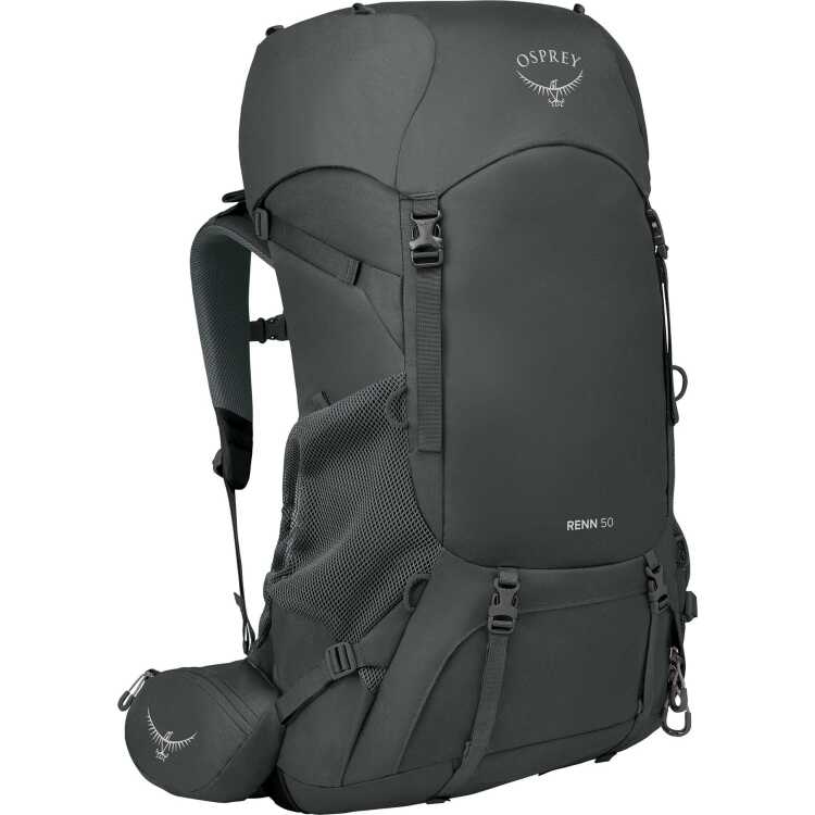 Osprey Renn 50 rugzak 50 Liter, One Size, Dark Charcoal/Gray Wolf
